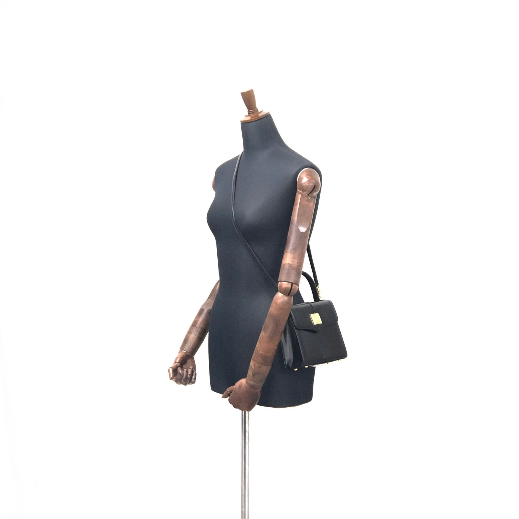 Yves Saint Laurent イヴ ・サンローラン YSLロゴ レザー 2WAY ミニ