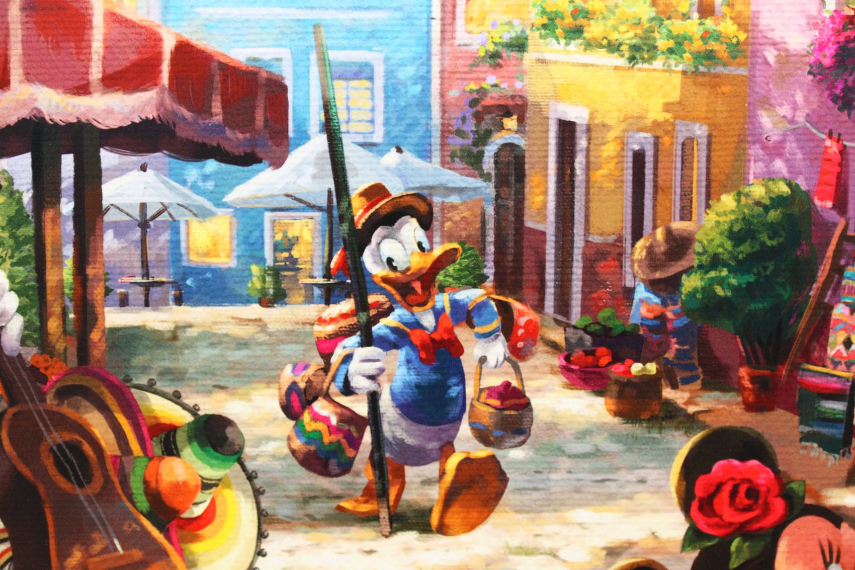 ディズニー絵画 トーマス キンケード ミッキー＆ミニー/イン メキシコ