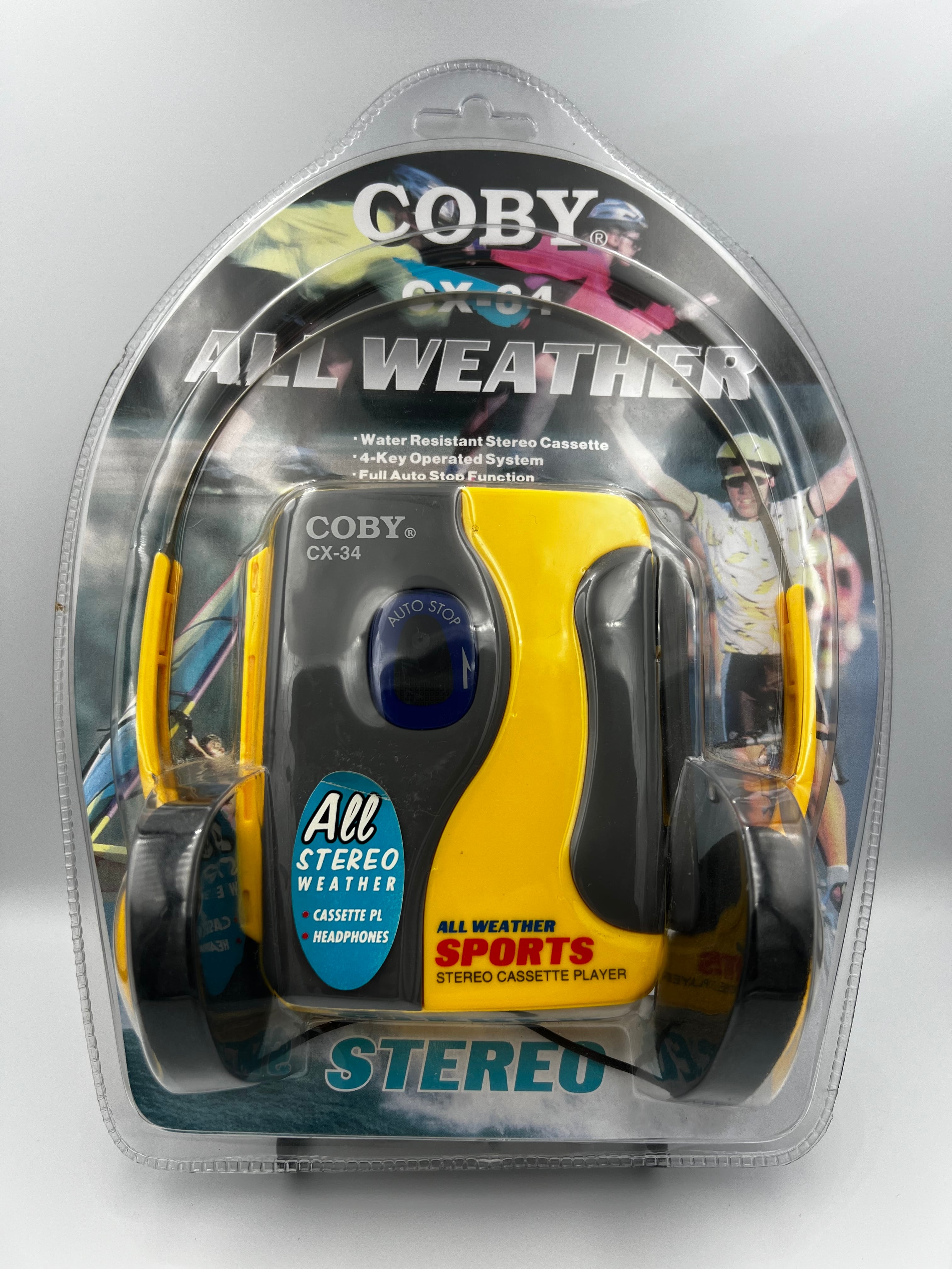 未開封 COBY SPORTS CX-34 カセット ウォークマン ポータブル | TAPE PACKS