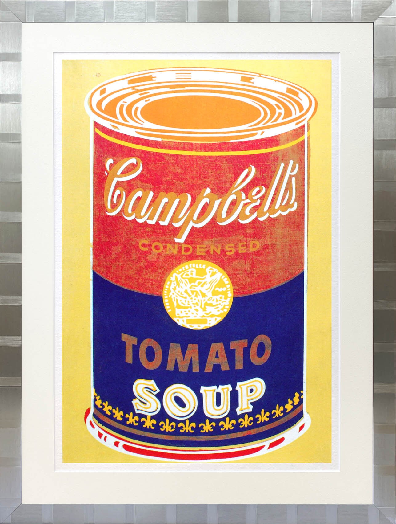 アンディ ウォーホル「キャンベル スープ(トマト/イエロー&ブルー)1965