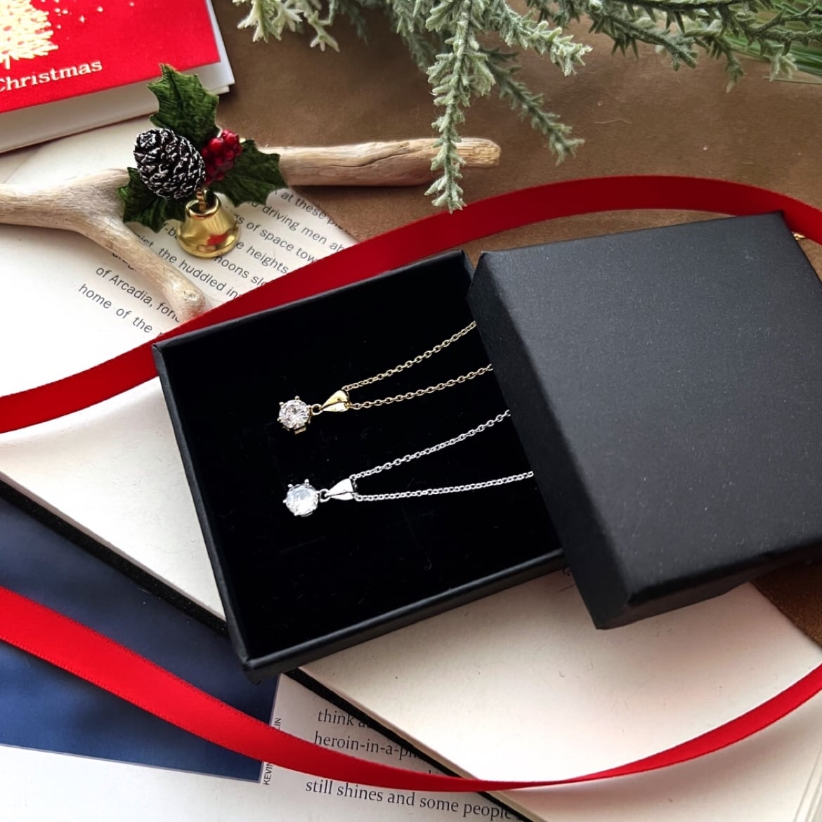 SV925 Zirconia Cubic Necklace | Akto