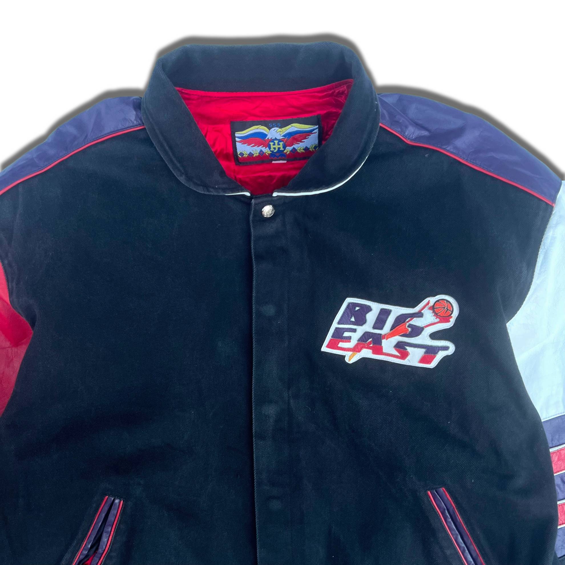 90s USA製 ジェフハミルトン スタジャン 3XL バスケットボールロゴ