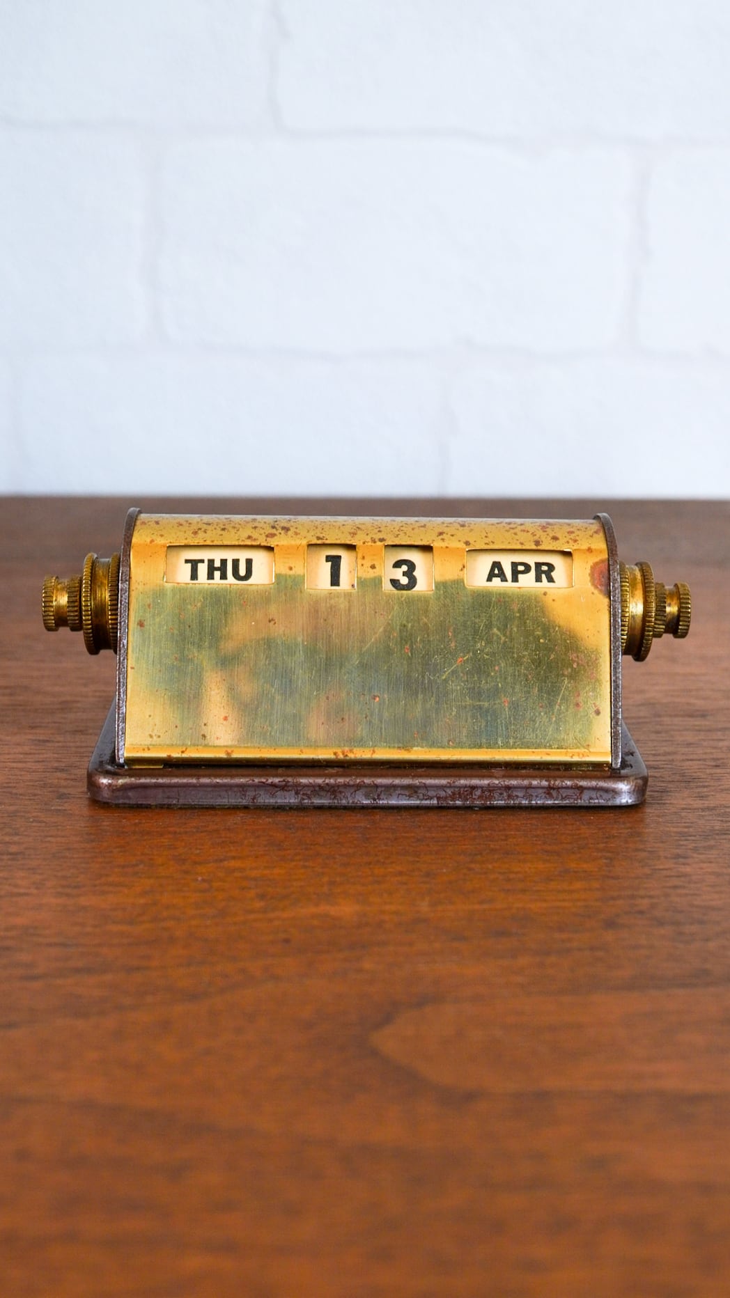 1940-1950s】PARK SHERMAN パークシャーマン 卓上カレンダー カマボコ