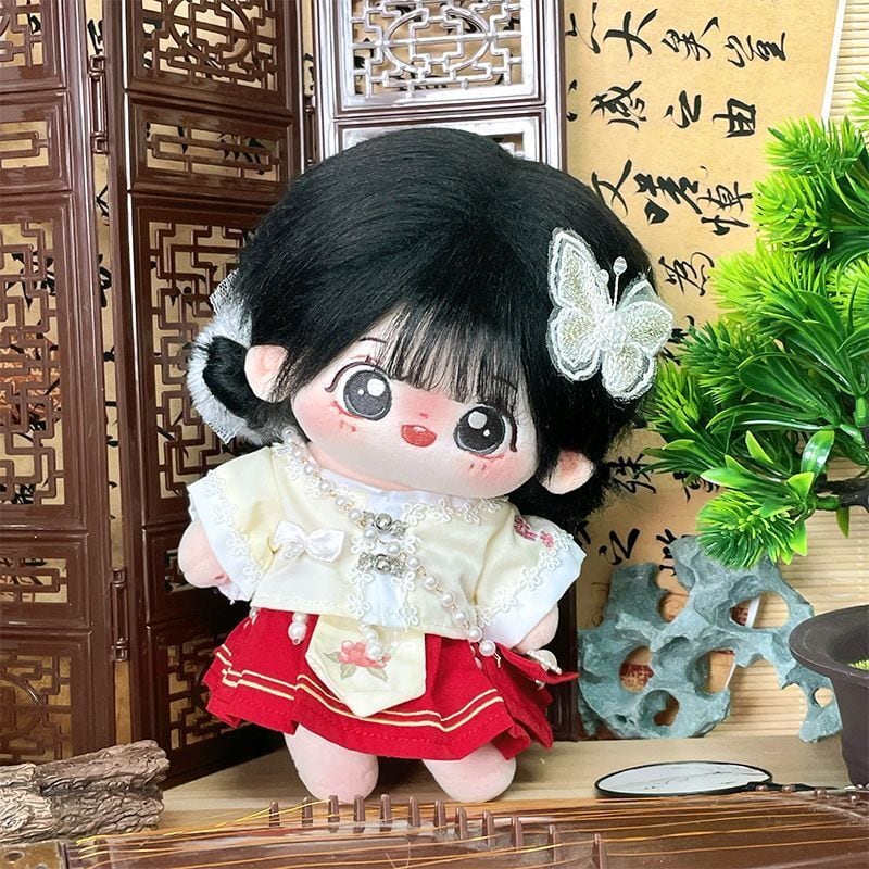 5点セット 20cm 着せ替えぬいぐるみ用服 コスチューム 中国風の