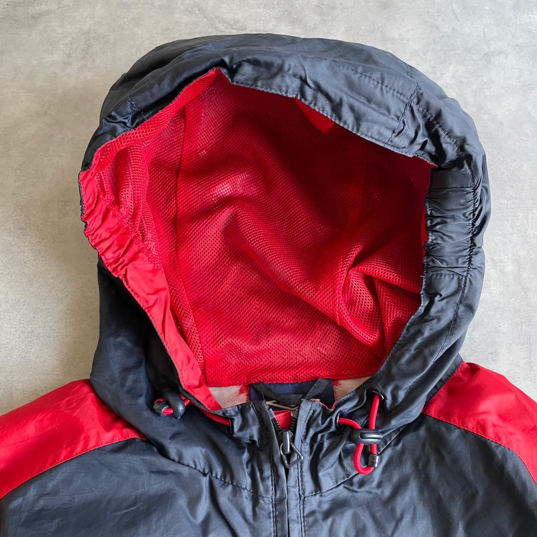 アンブロ イングランド代表 ナイロンジャケット サッカー 00s XL 紺 赤