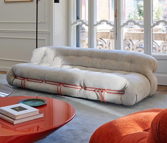 新品未開封】Cassina カッシーナ 944ソリアナ SORIANA ソファ 3人掛け