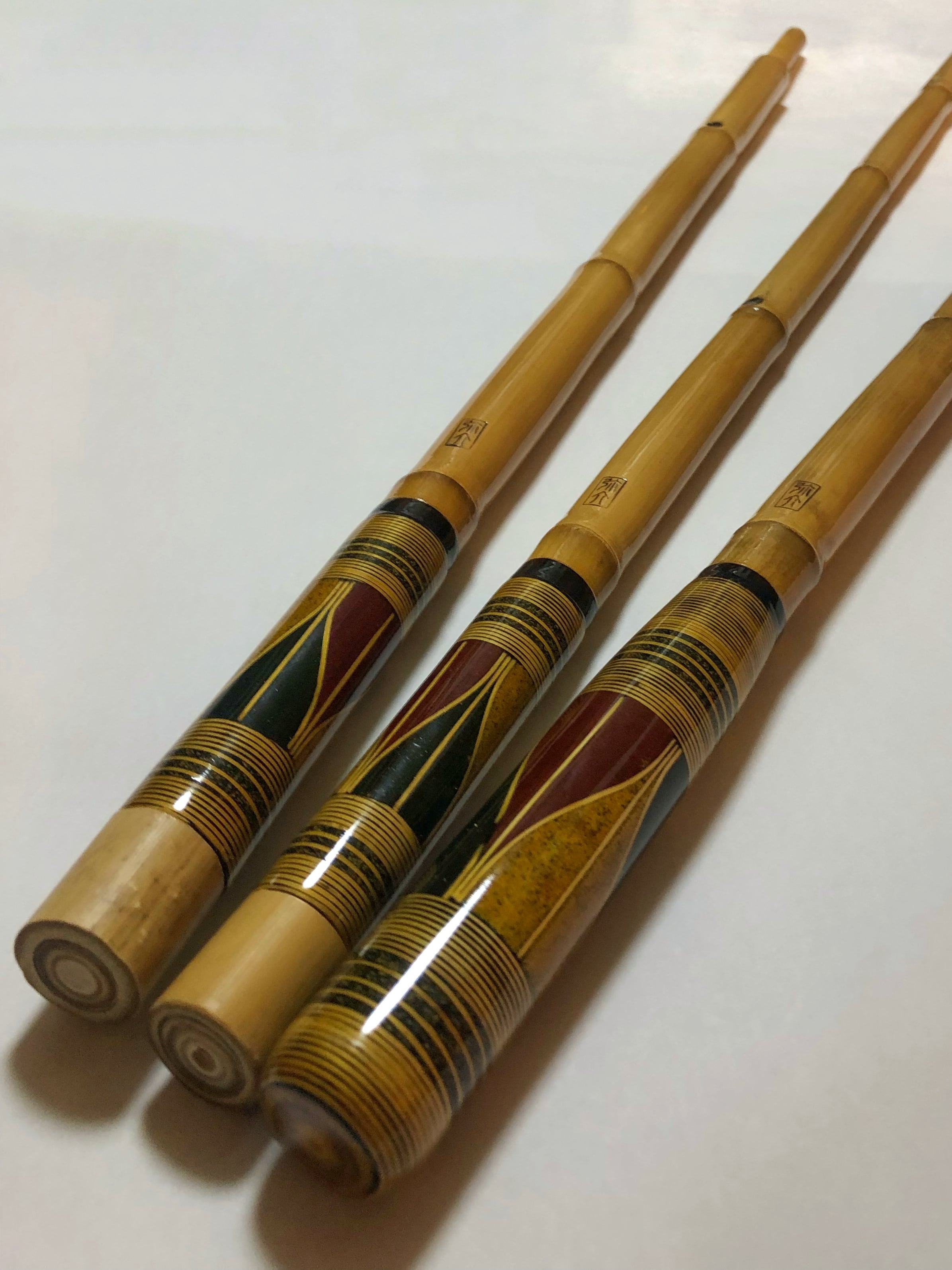 玉の柄と竿掛のセット | Koubou Yasuke