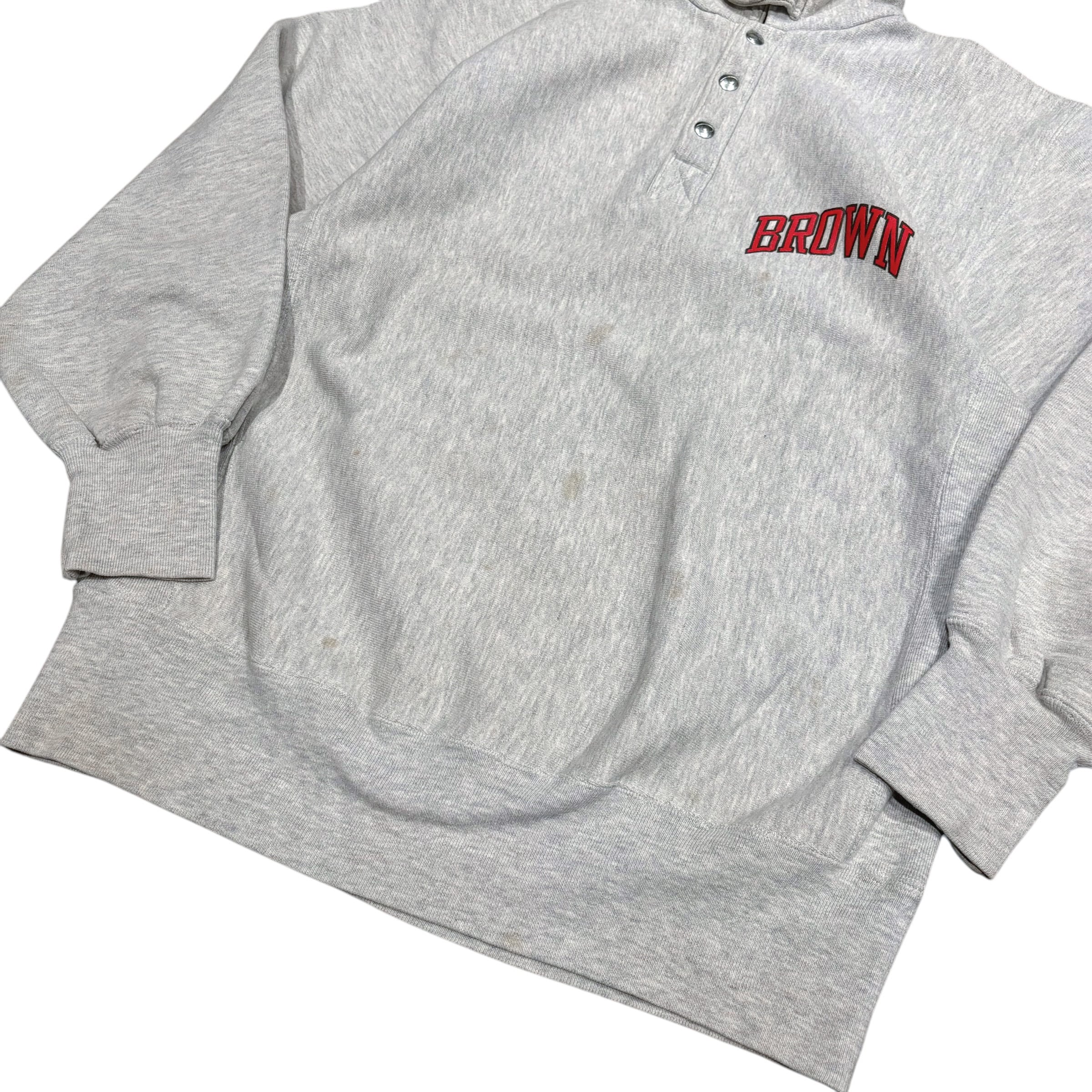 90's USA製 Champion Reverse Weave Half Snap Sweat 