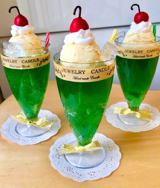 メロンクリームソーダキャンドル～ | Jewelry Candle