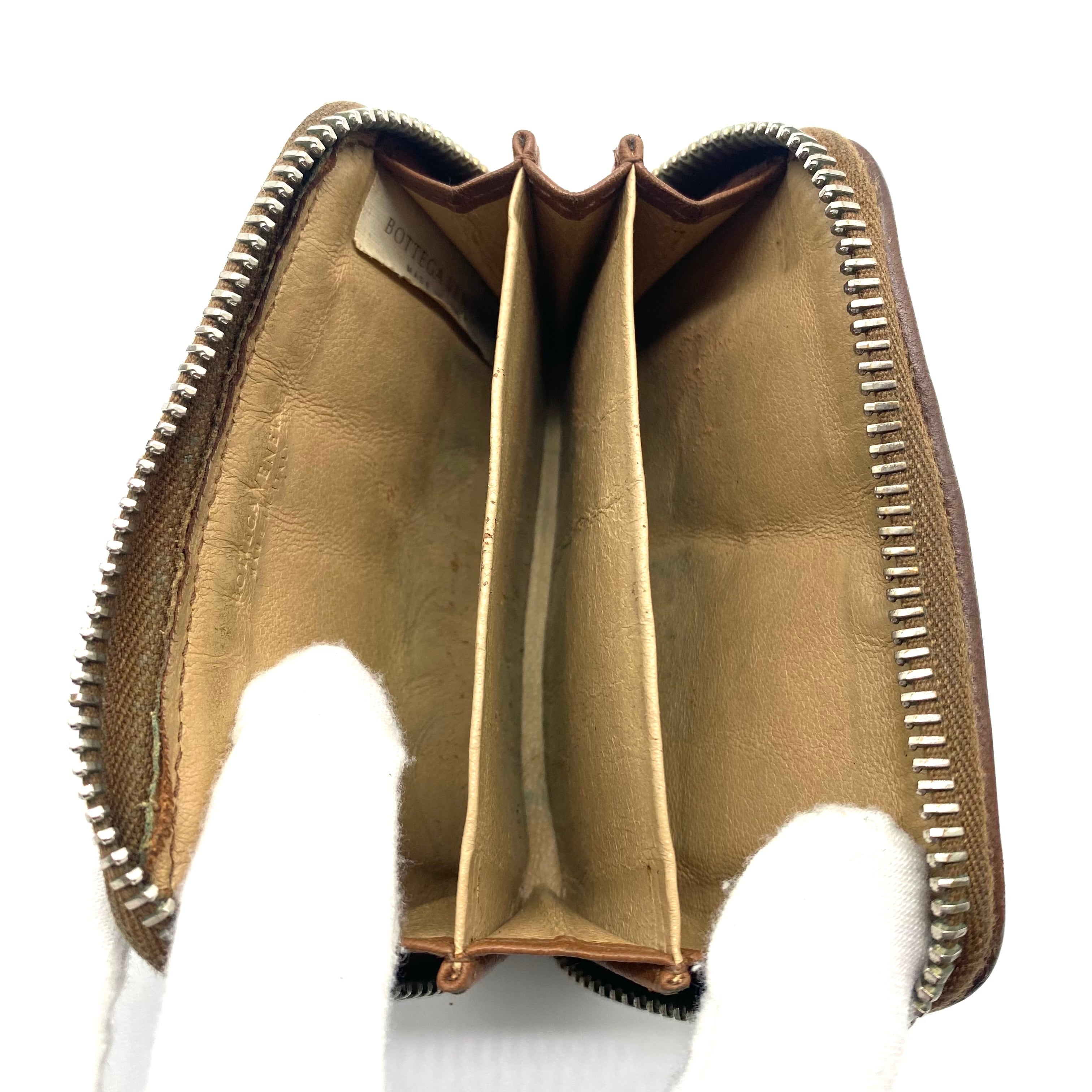 Bottega Veneta Intrecciato Coin Case Brown / ボッテガ イントレ