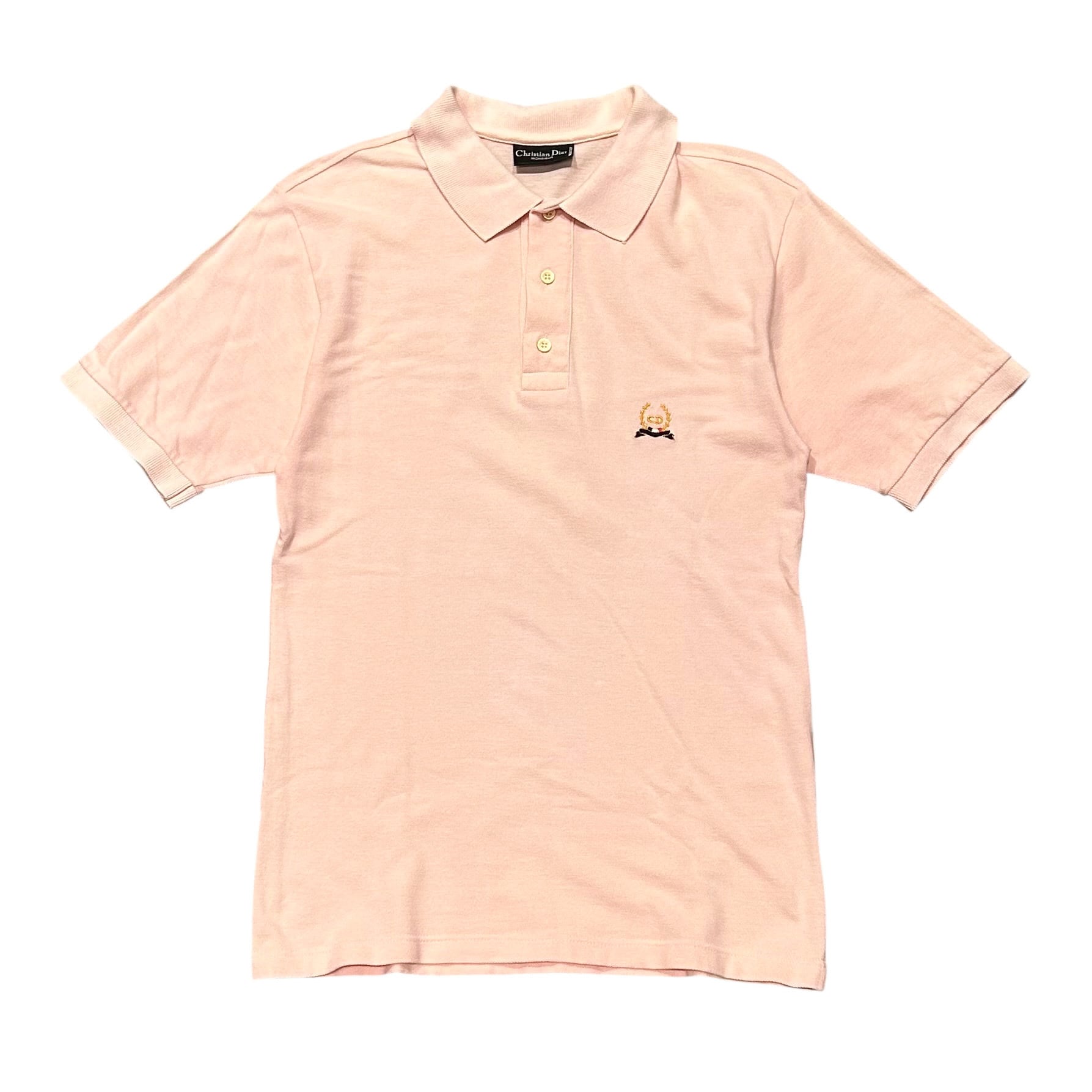 80's イタリア製 Christian Dior MONSIEUR S/S Polo Shirt S-M程度