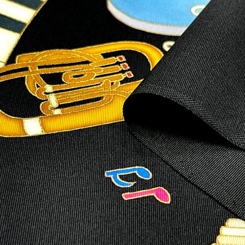 正絹 未仕立て 名古屋帯 No.6-2265 ピアノ | 5291ban