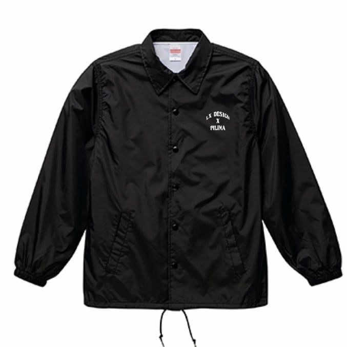 The Death ナイロンコーチジャケット (ブラック) | Pilina_by_route402