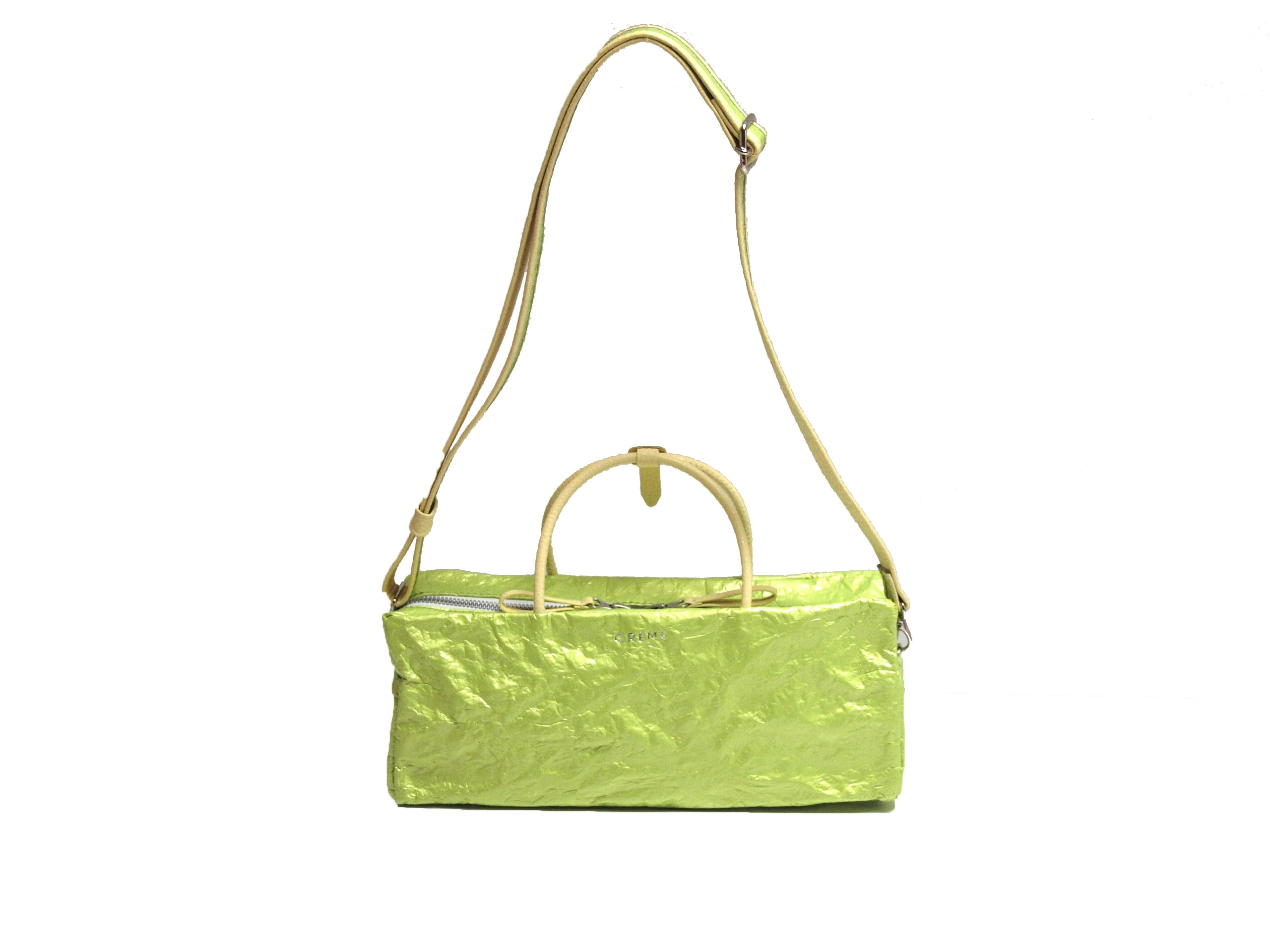 CREME M78 839 ライムグリーン 2WAYショルダーバッグ横 | monterosa