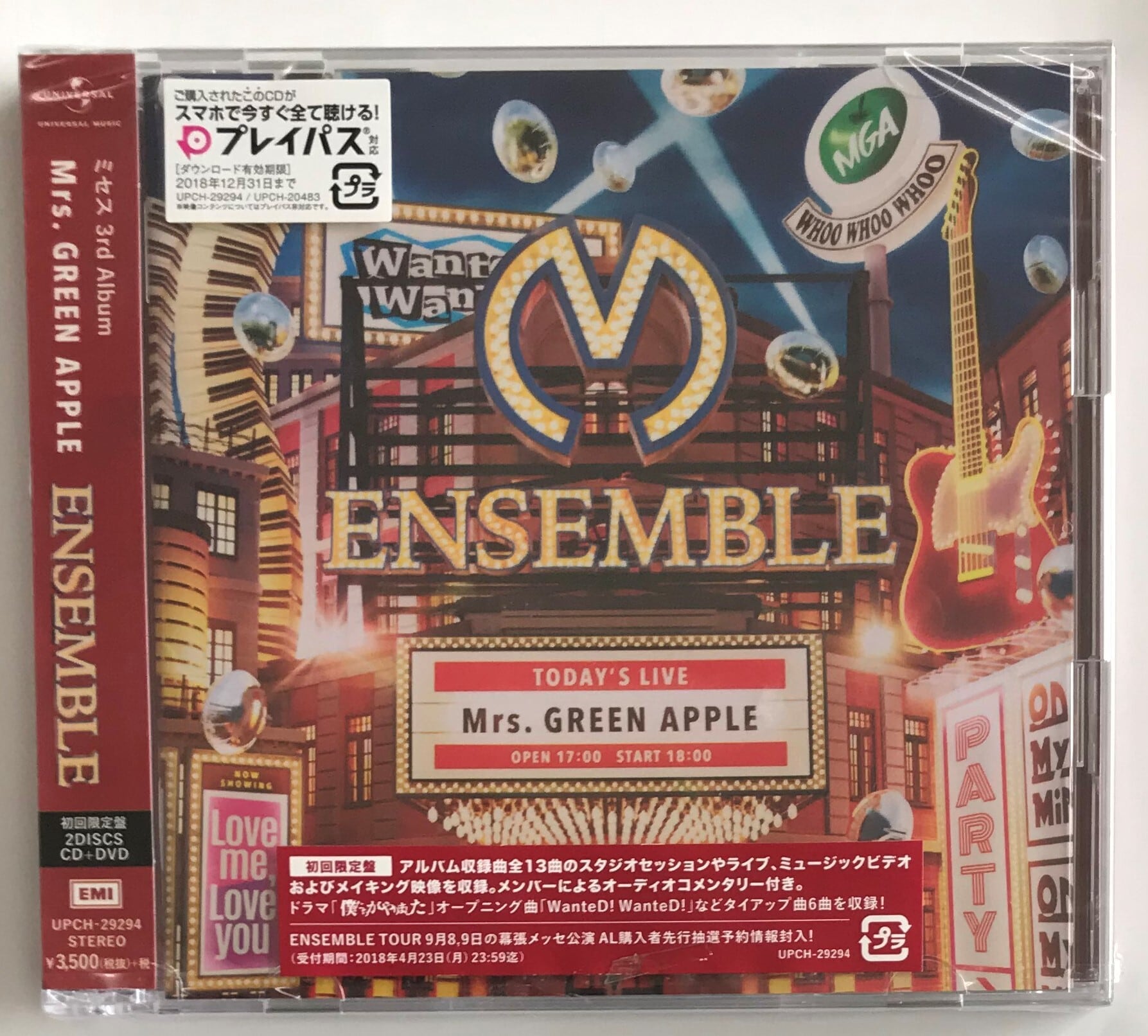 Mrs．GREEN APPLE / ENSEMBLE / 初回限定盤(CD+