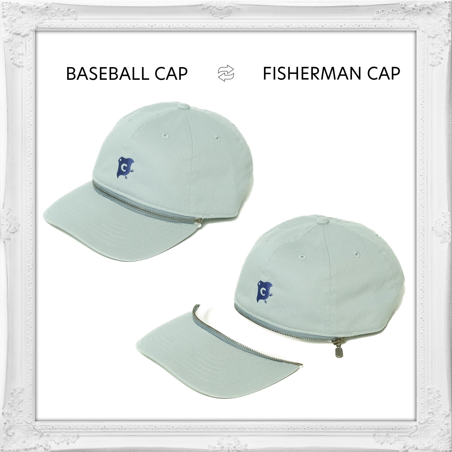 セパレートバイザーローキャップ Separate Visor Low Cap | CHIDORI