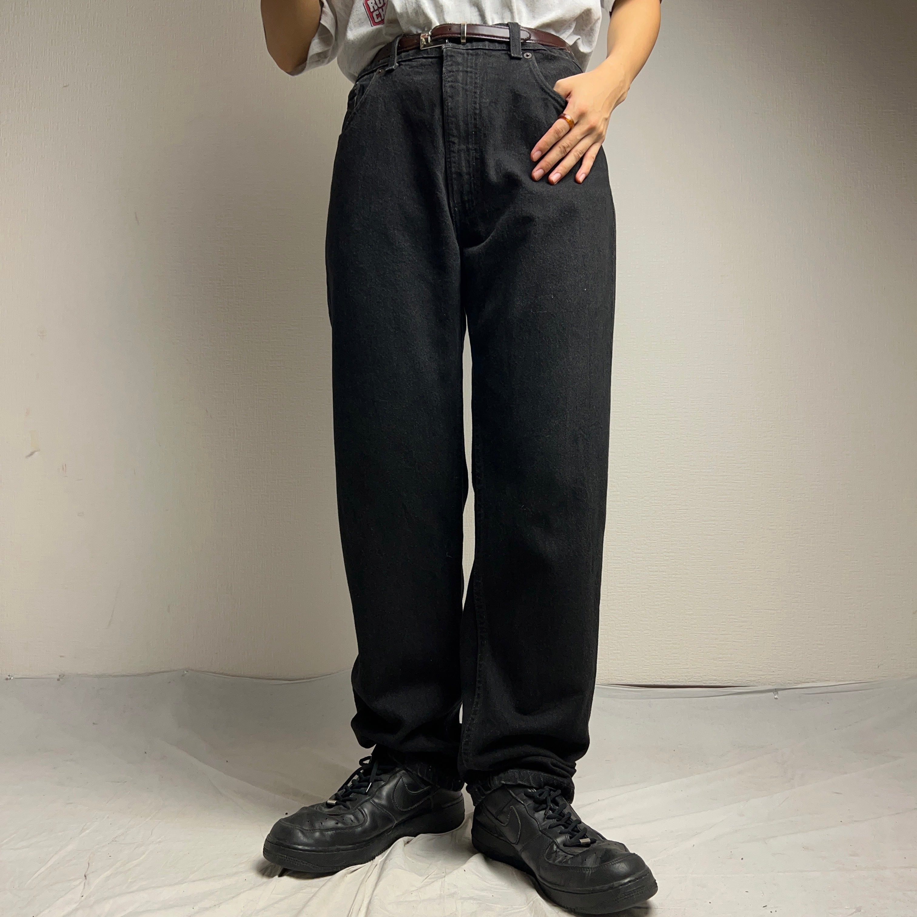 90's Levi's 505 Black Denim Pants W36 L30 USA製 90年代 リーバイス