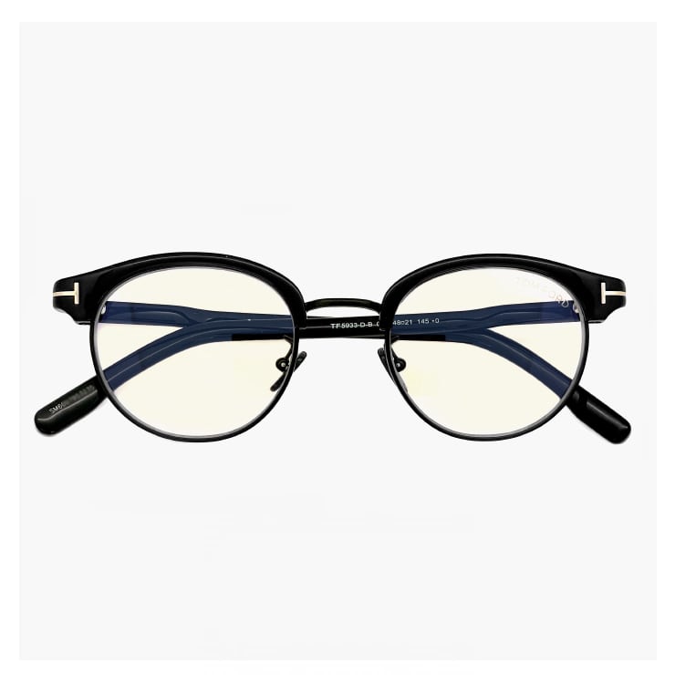 トムフォード TF5933-D-B 001 度なし ブルーライトカット メガネ TOM