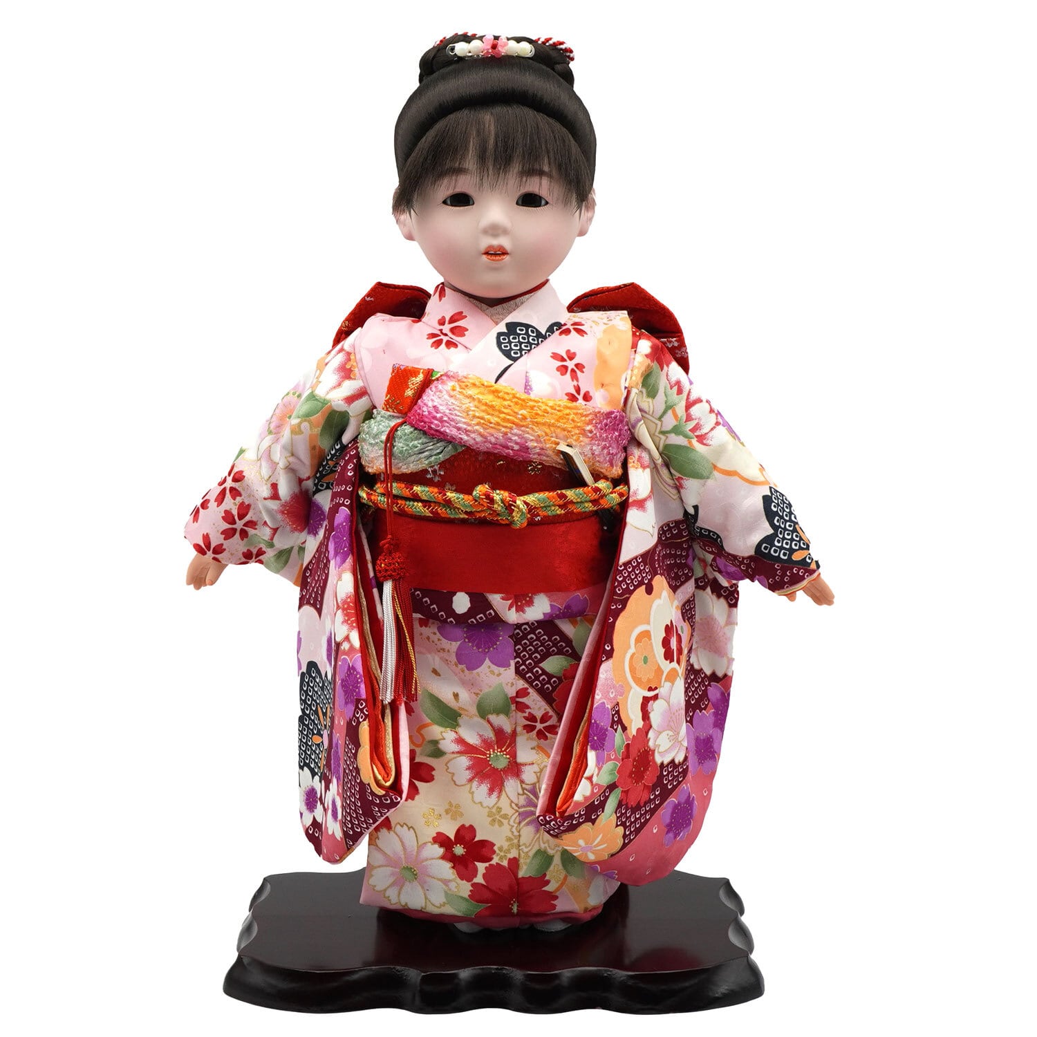 かわいいイマドキの市松人形 12号 ポニーテール 1205-P いちまさん