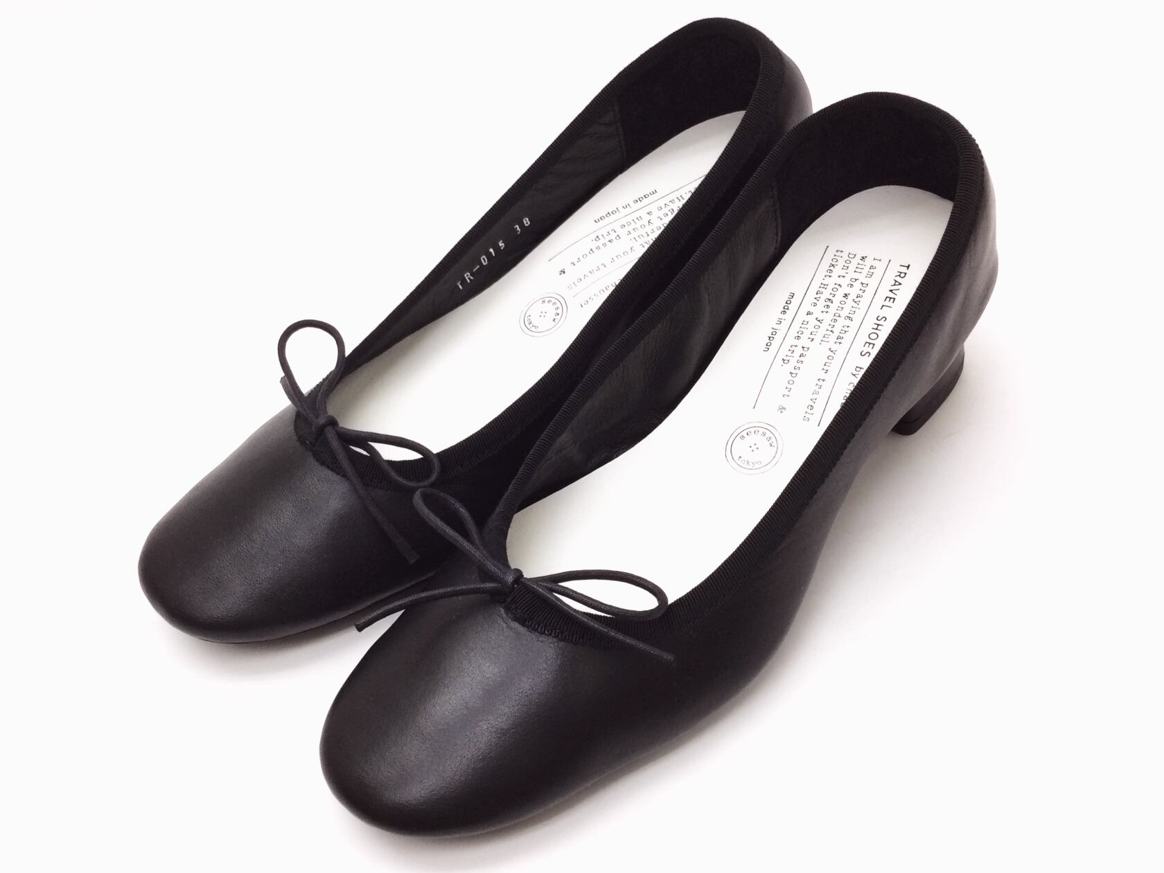 トラベルシューズバイショセ】TR-015 ブラック BLACK レディース