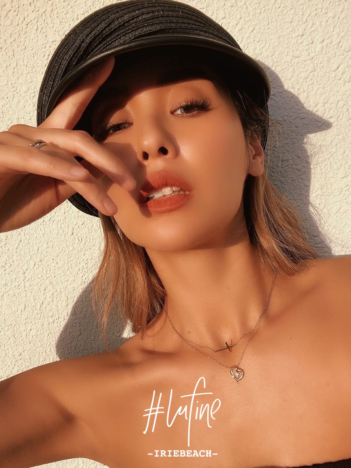 lufine】side cross necklace | IRIEBEACH