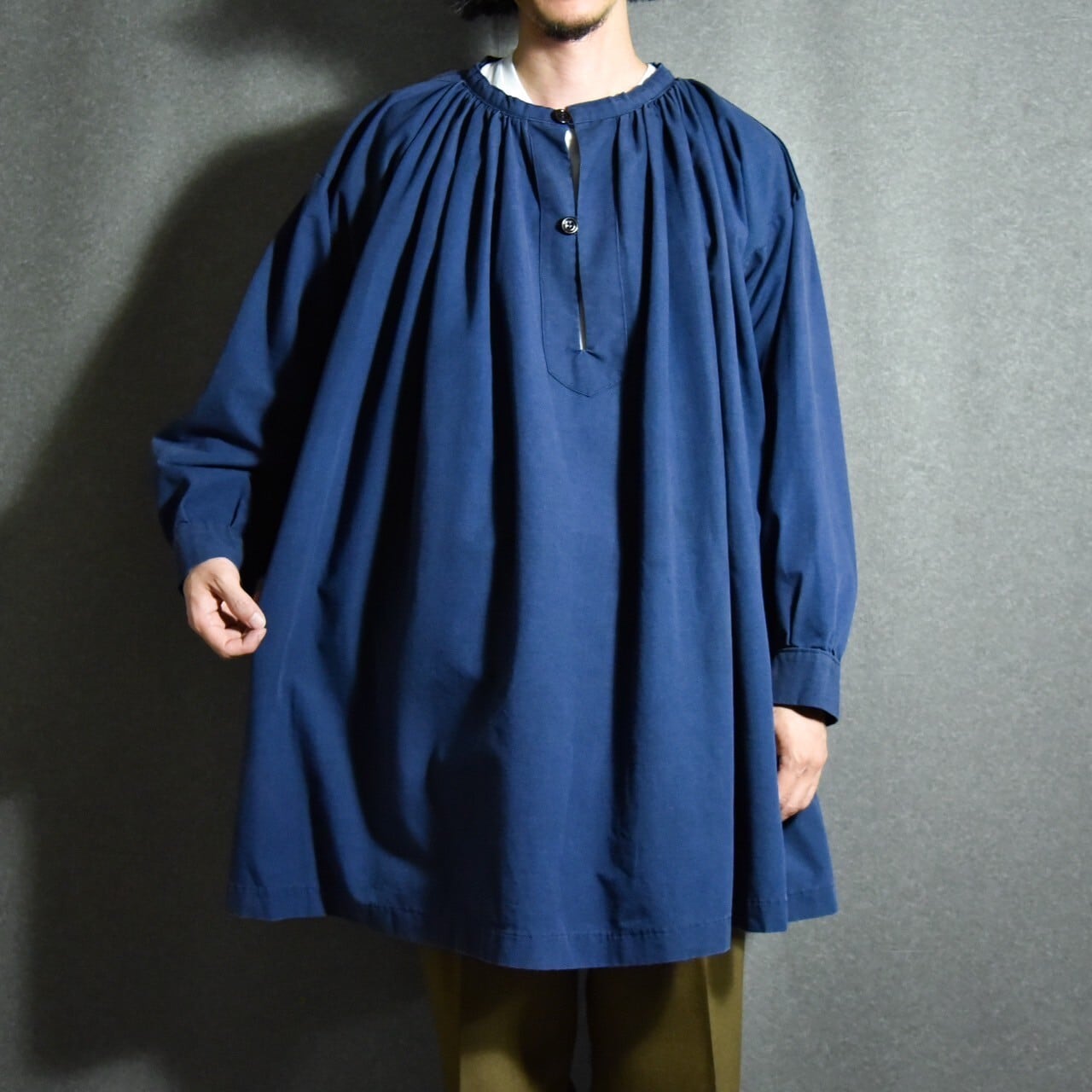 50s French Cotton Work Smock フレンチ アンティーク コットン ワーク