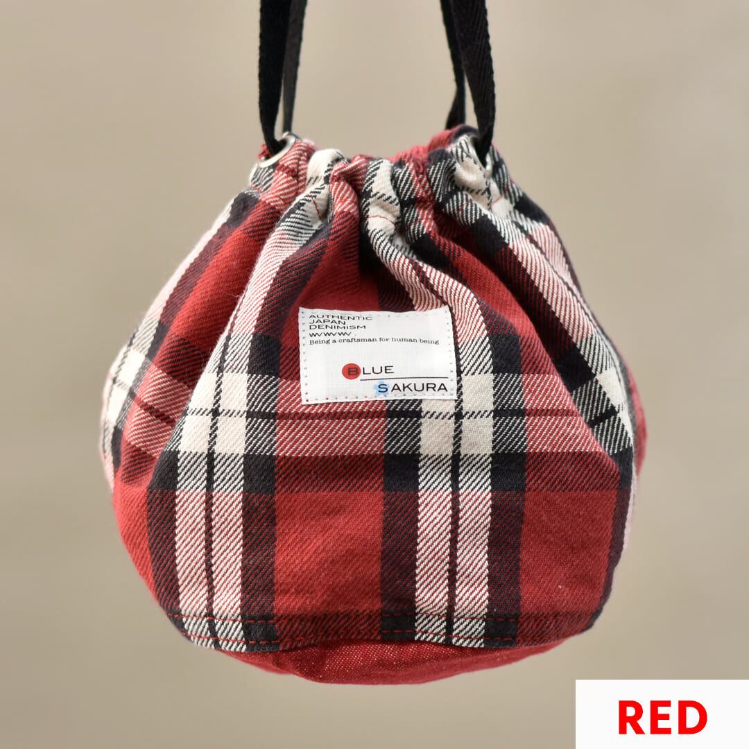 SMALL DRAWSTRING BAG ［巾着袋］ | BLUE SAKURA JEANS 公式サイト