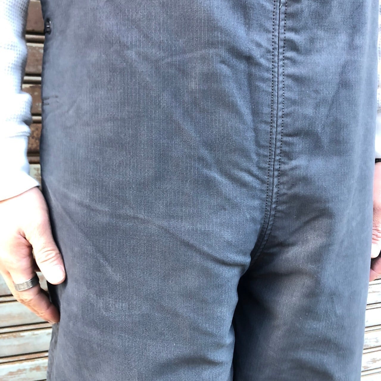 美品 40s 米軍 実物 デッキパンツ フック型 USN オーバーオール