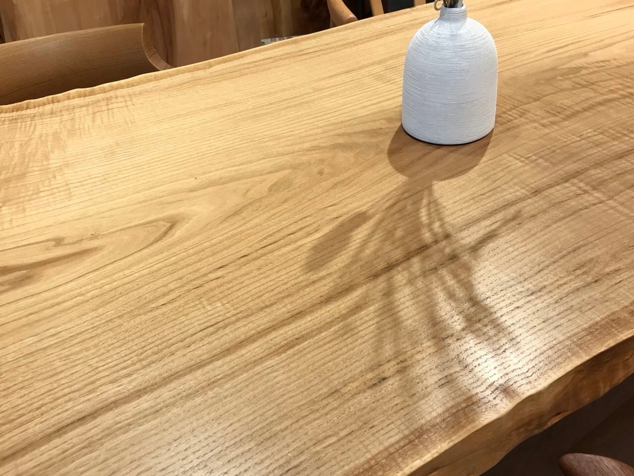 栗（クリ）_2000×800-900×40_横浜元町店_テーブル天板/一枚板 221672