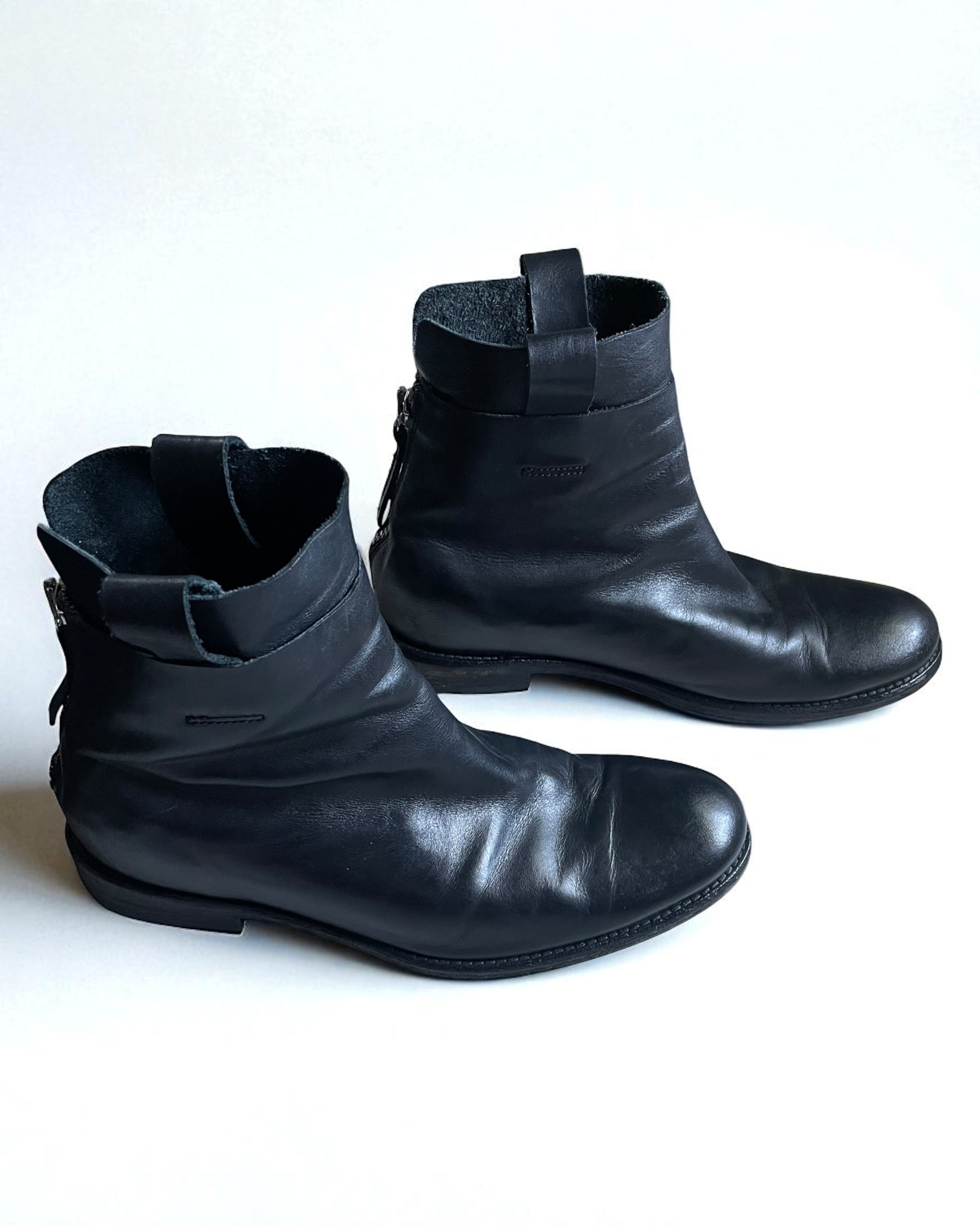 CINZIA ARAIA - Double Layered Back Zip Boots | Atelier Accord