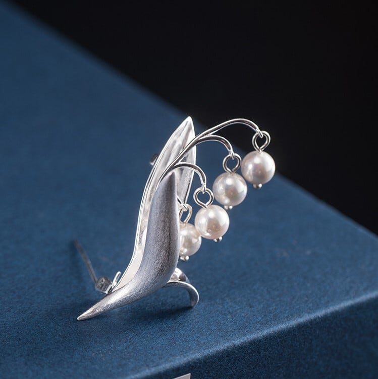 鈴蘭のブローチ すずらん シルバー C003 | Vary