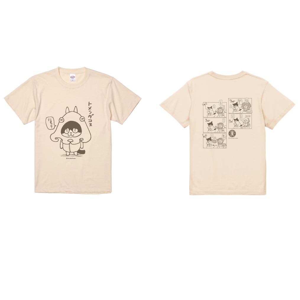 トメンダコスTシャツ 【ナチュラル】 | くる屋 グッズショップ