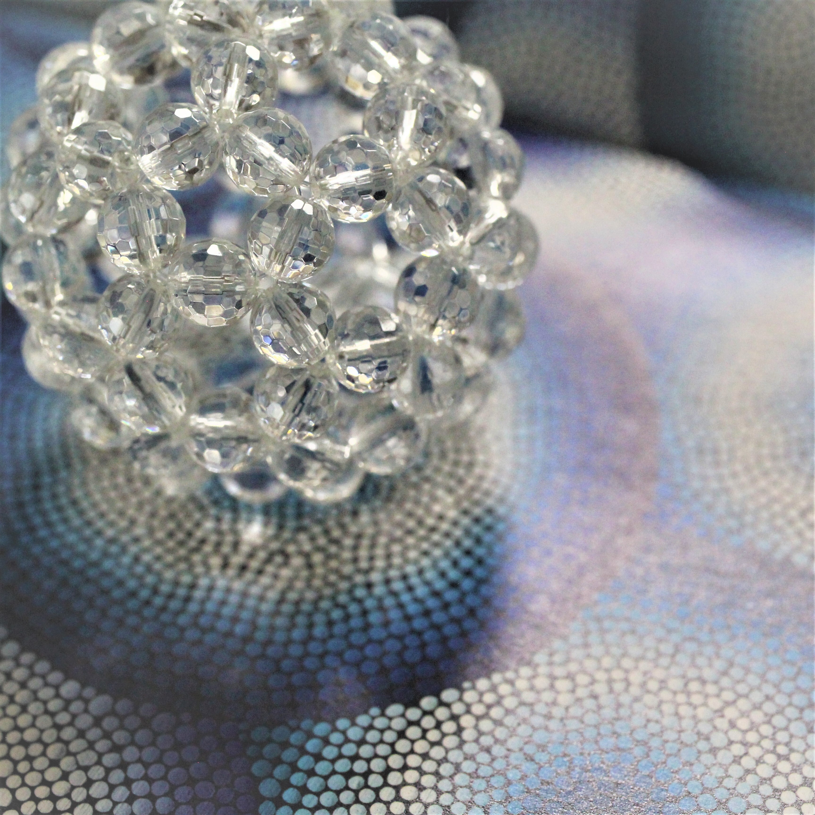 水晶ビーズ多面体【バッキーボール】直径5.5㎝ | earth venus