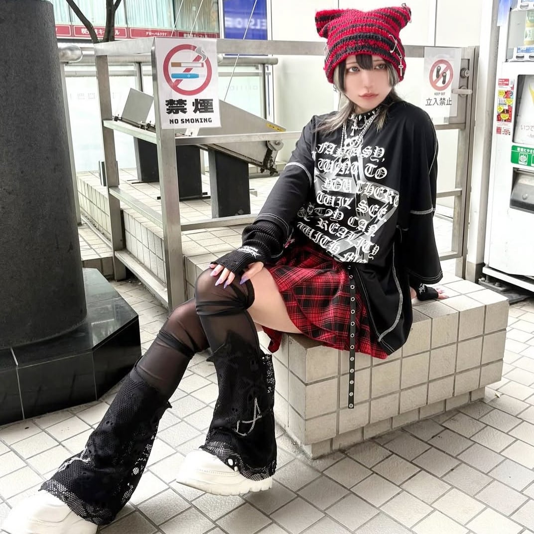 シアースカル チェーンニーハイレッグウォーマー | VOLCAN&APHRODITE