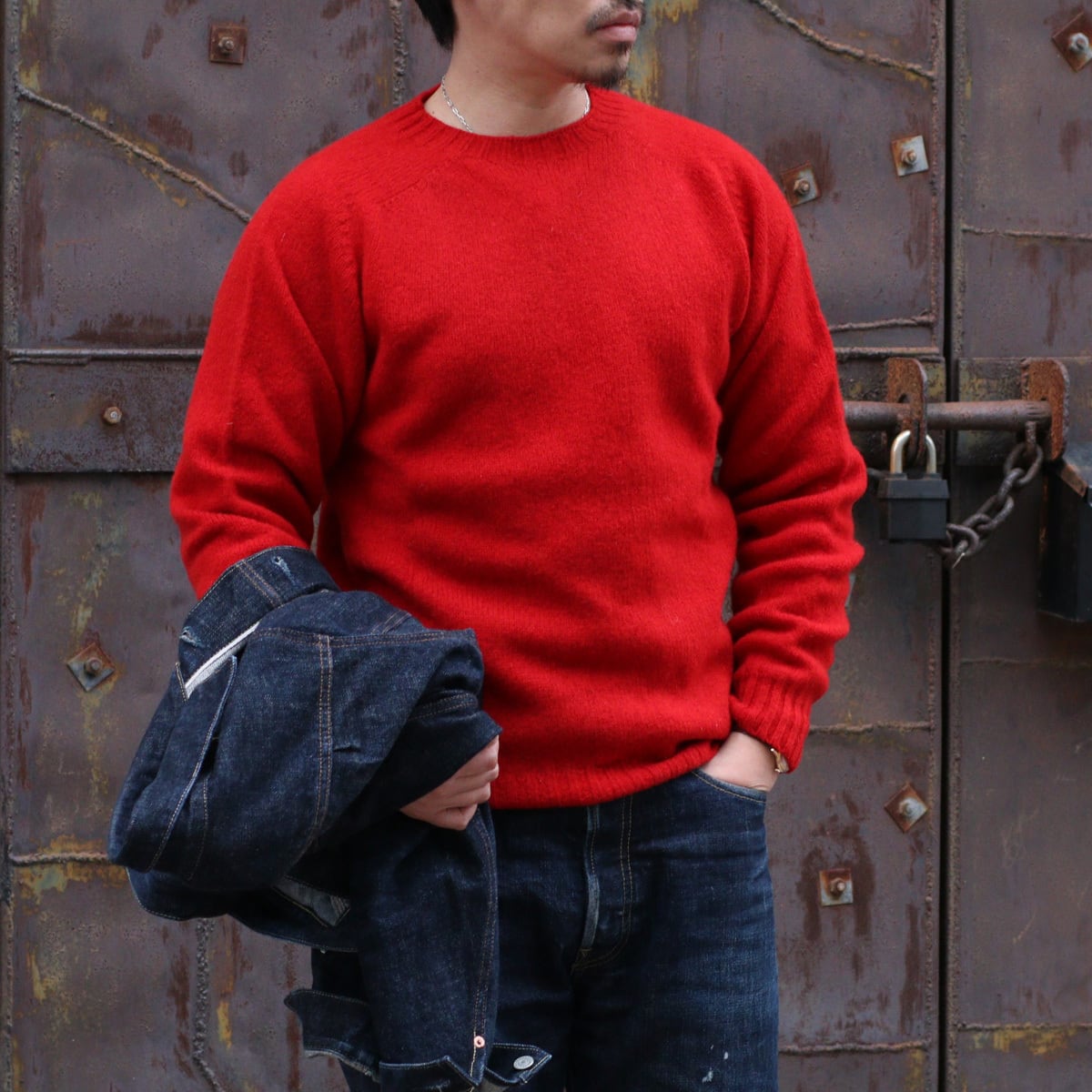 INVERALLAN インバーアラン シェットランドセーター TUDOR(チューダー