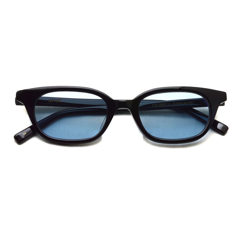 A.D.S.R. / CALIBRE 01(d) Shiny Black - Lt.Blue Flat lenses