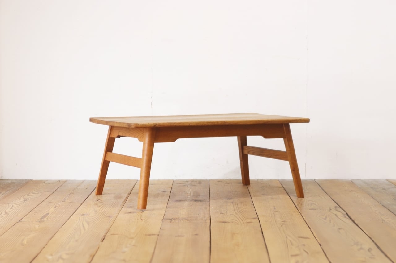 レトロ ローテーブル 座卓 センターテーブル 無垢材 花台 展示台