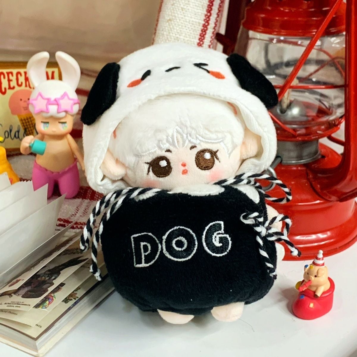 10cm 着せ替えぬいぐるみ用服 コスチューム 動物の着ぐるみ 豚 犬 蜂