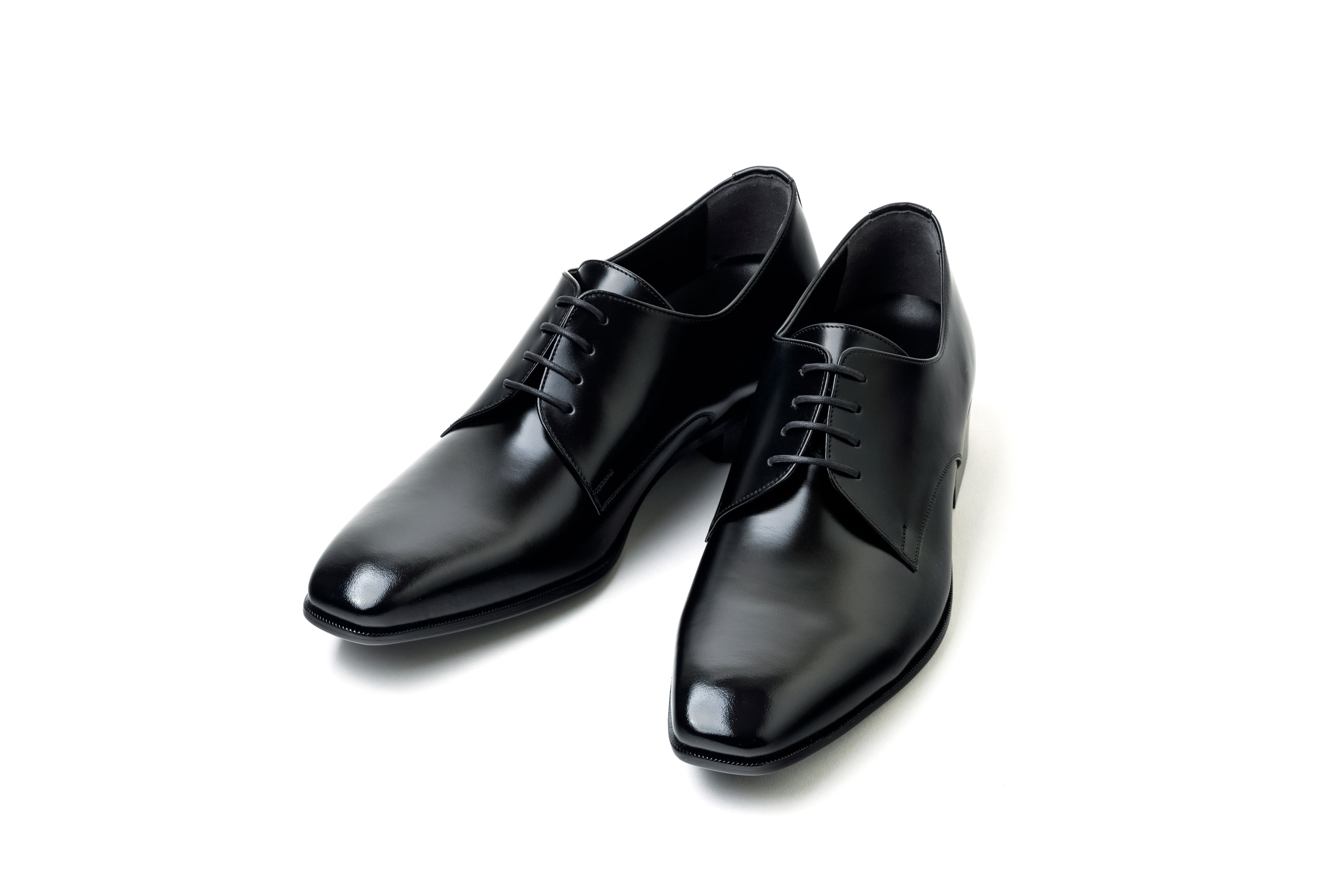 6cmUP シークレットシューズ〉ストレートチップ／黒 | 6cmアップの