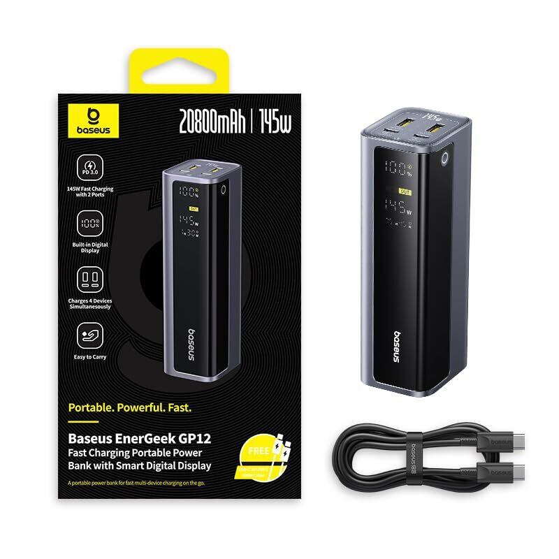 VGP 2025受賞」Baseus モバイルバッテリー PD 145W 20800mAh 大容量