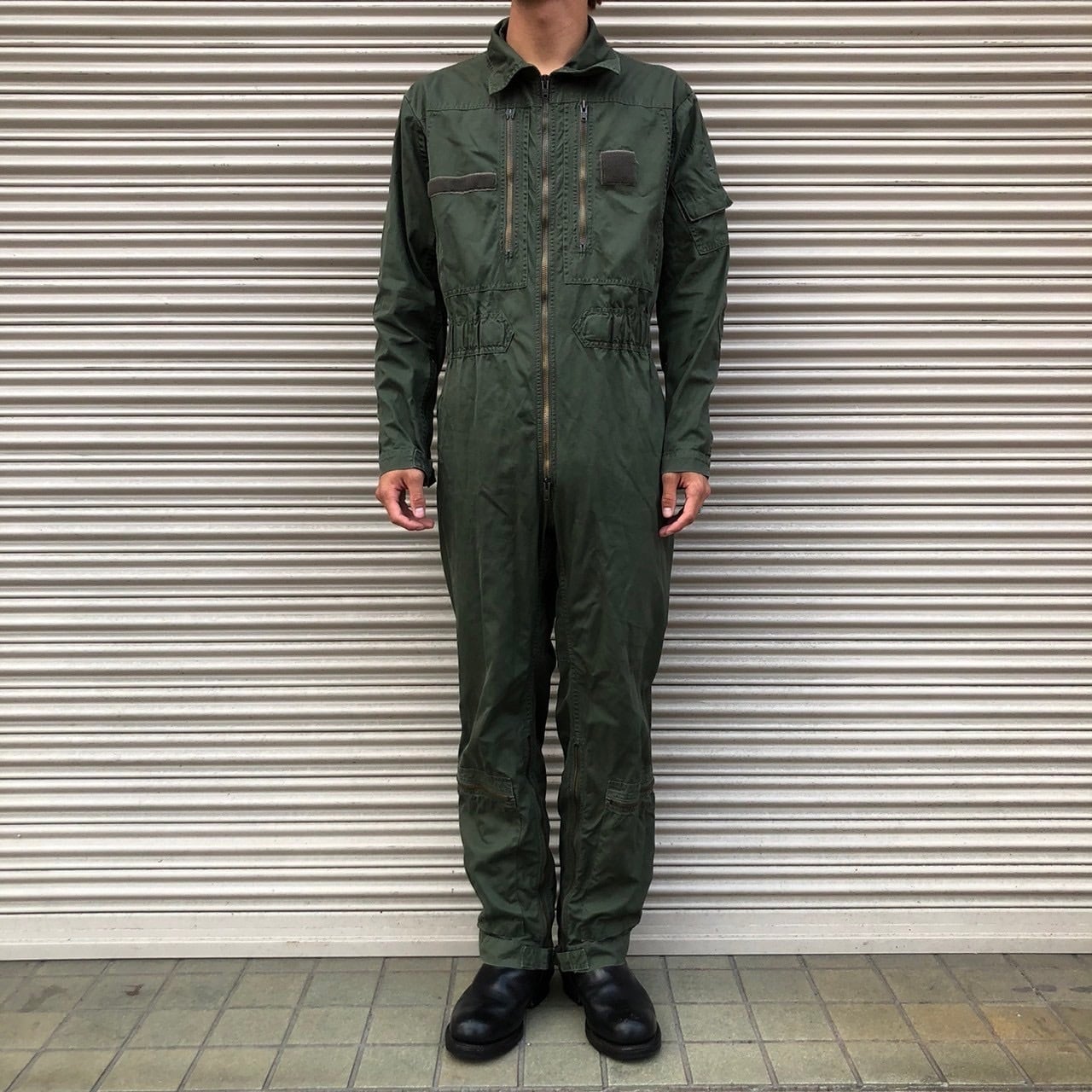 80s French Army フランス軍 空軍 実物 ジャンプスーツ つなぎ