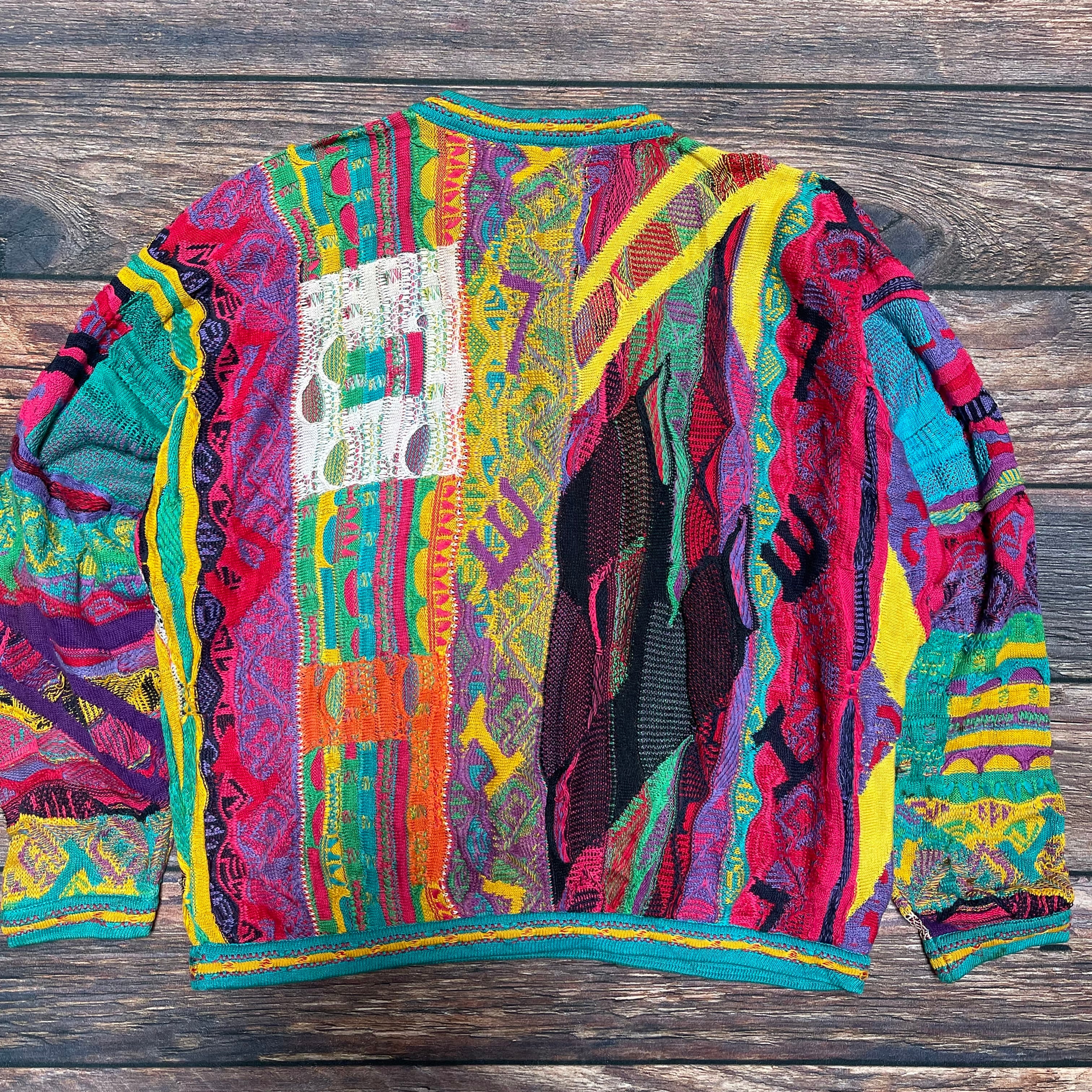 COOGI 3Dセーター ニット XL | 古着屋DIGDIG