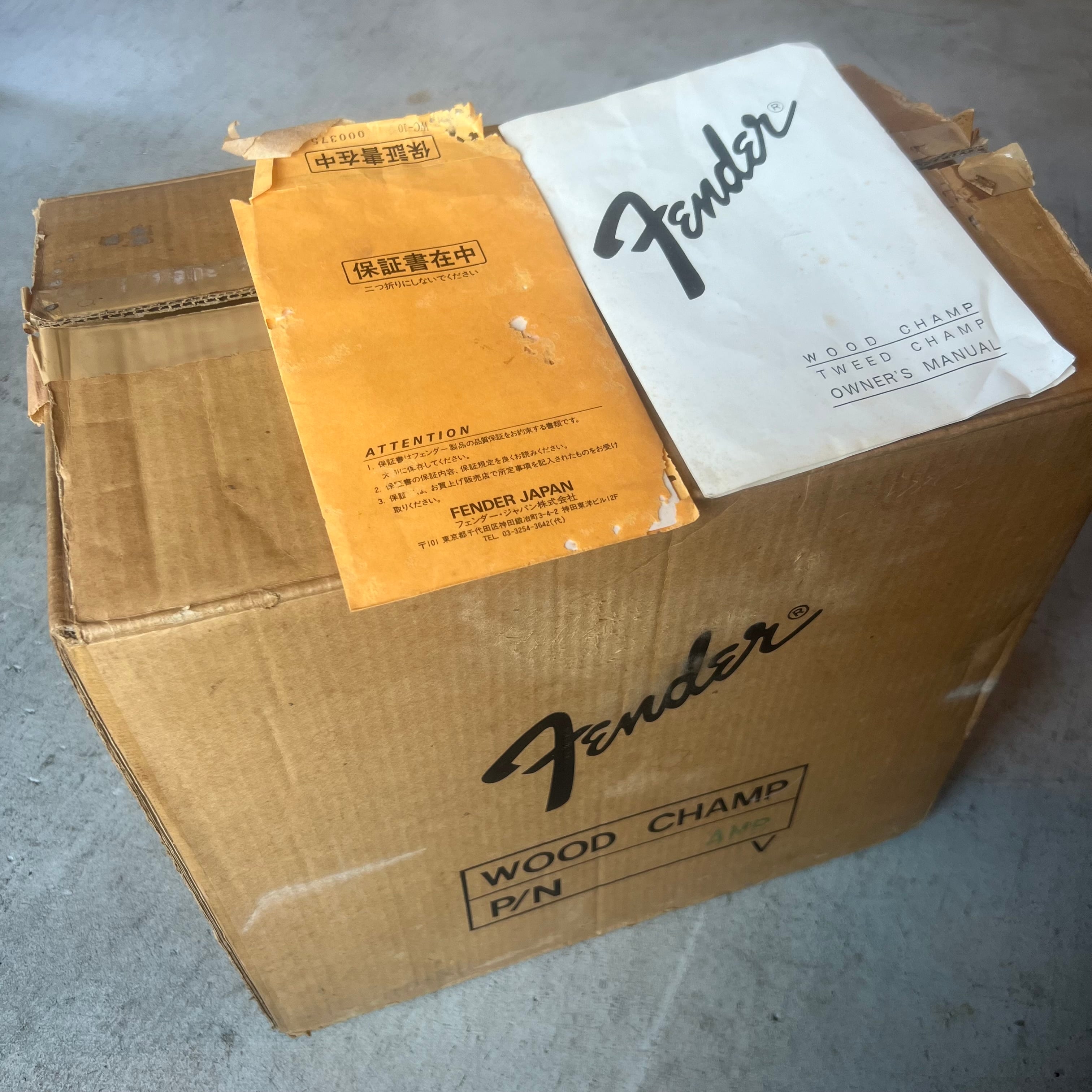 中古 動作確認済 Fender Japan 真空管アンプ WOOD CHAMP WC-10 1992年