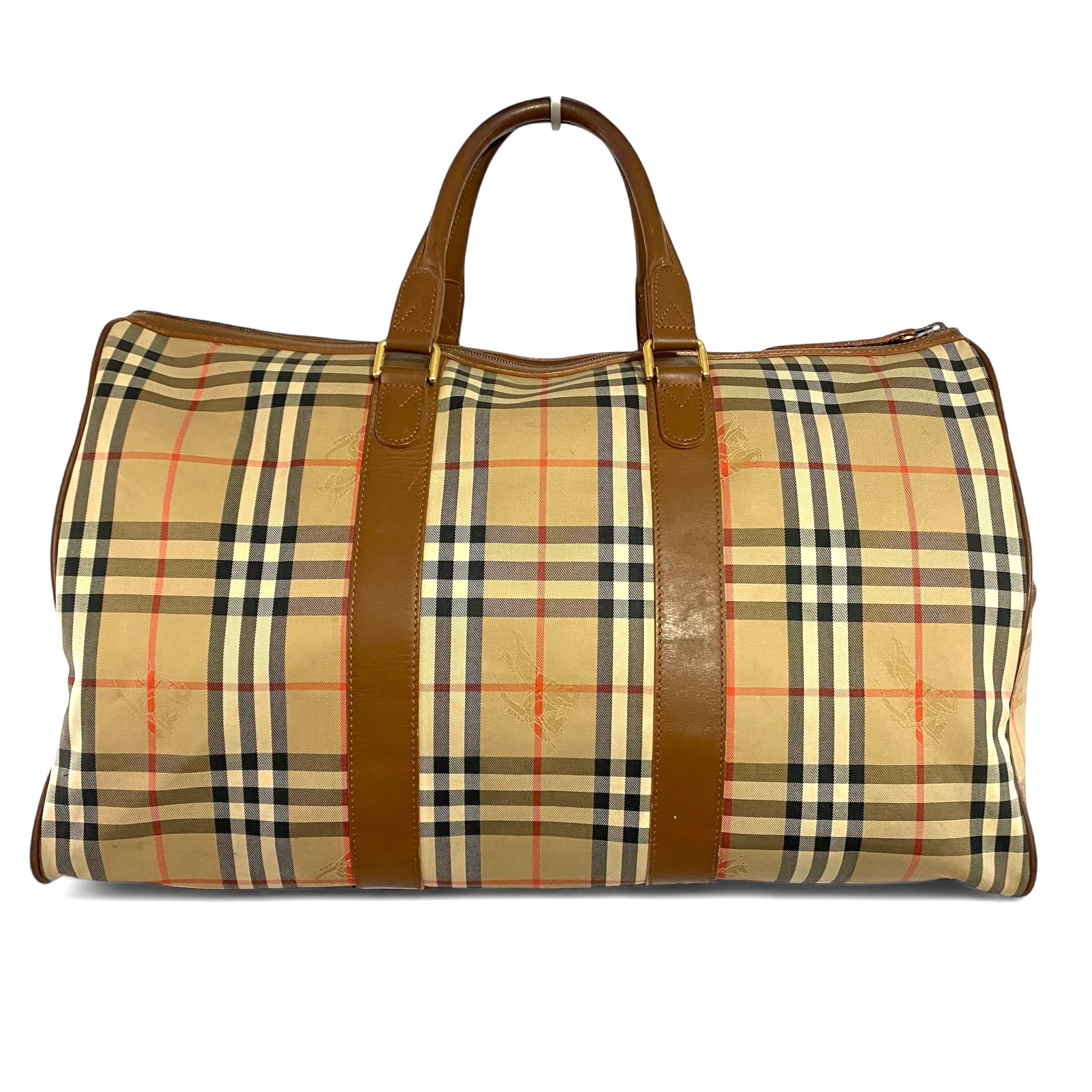 Vintage Burberrys Boston Bag Nova Check / ヴィンテージ バーバリー