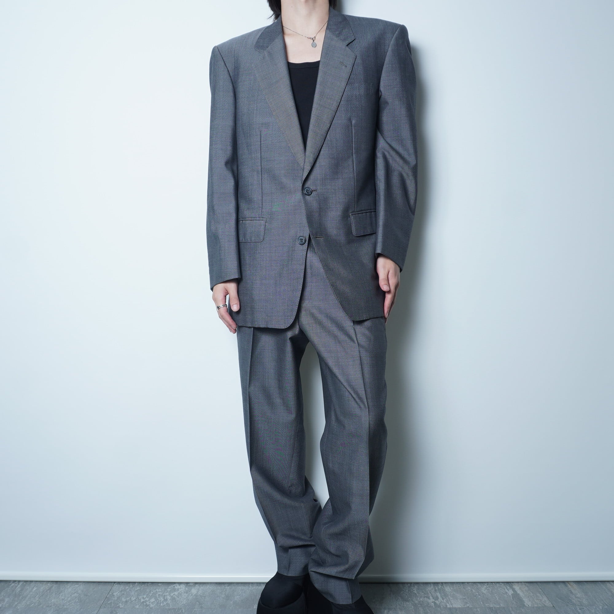 Christian Dior】クリスチャンディオール モヘア混ウール100％ 2B