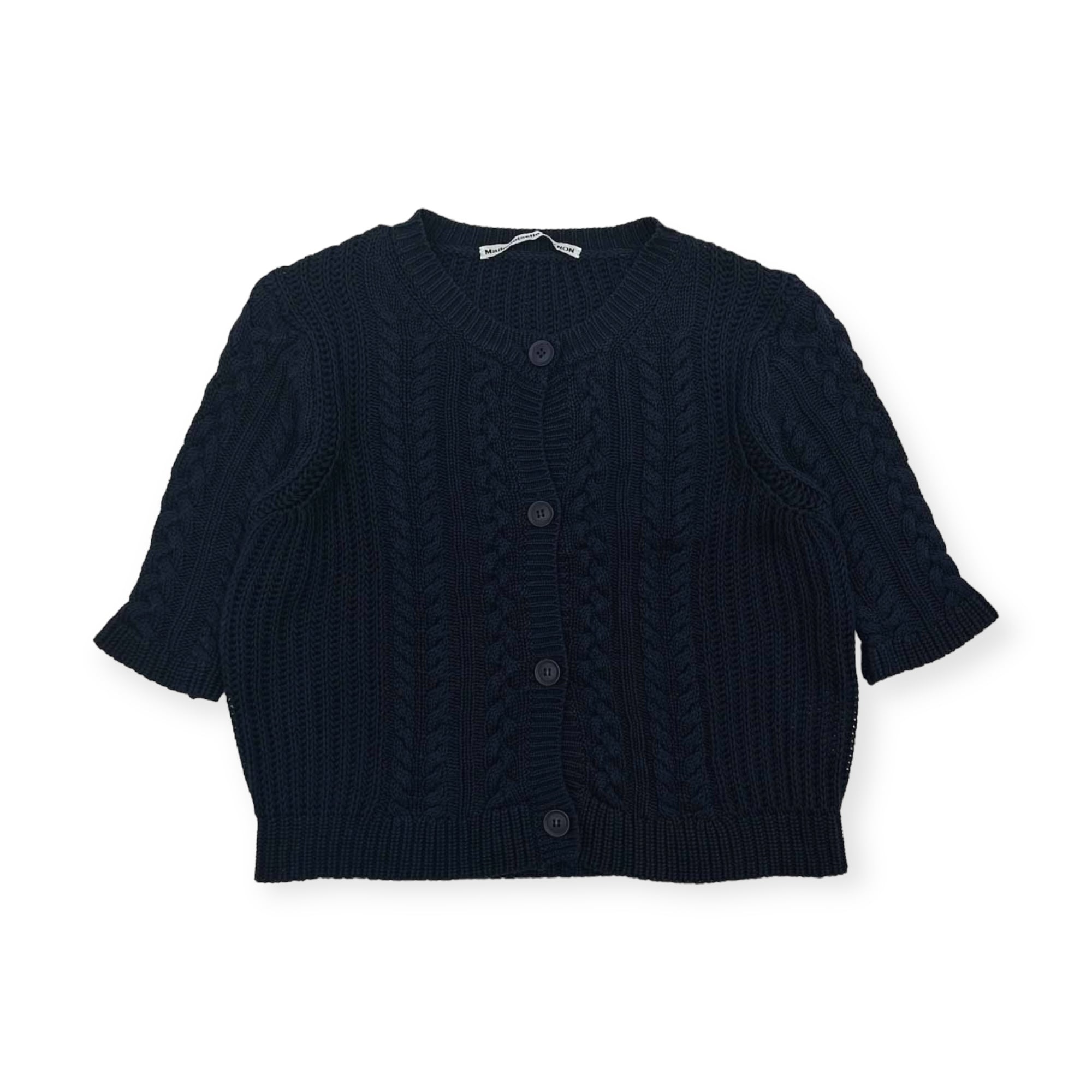 イタリア製◇Mademoiselle NON NON マドモアゼルノンノン ケーブル編み