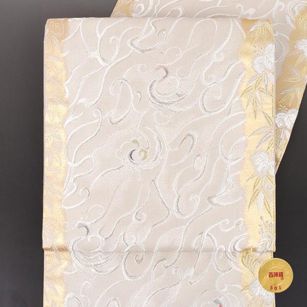 袋帯]【オーダー商品】西陣織 浅山織物 謹製 明暉瑞鳥文 ローブ