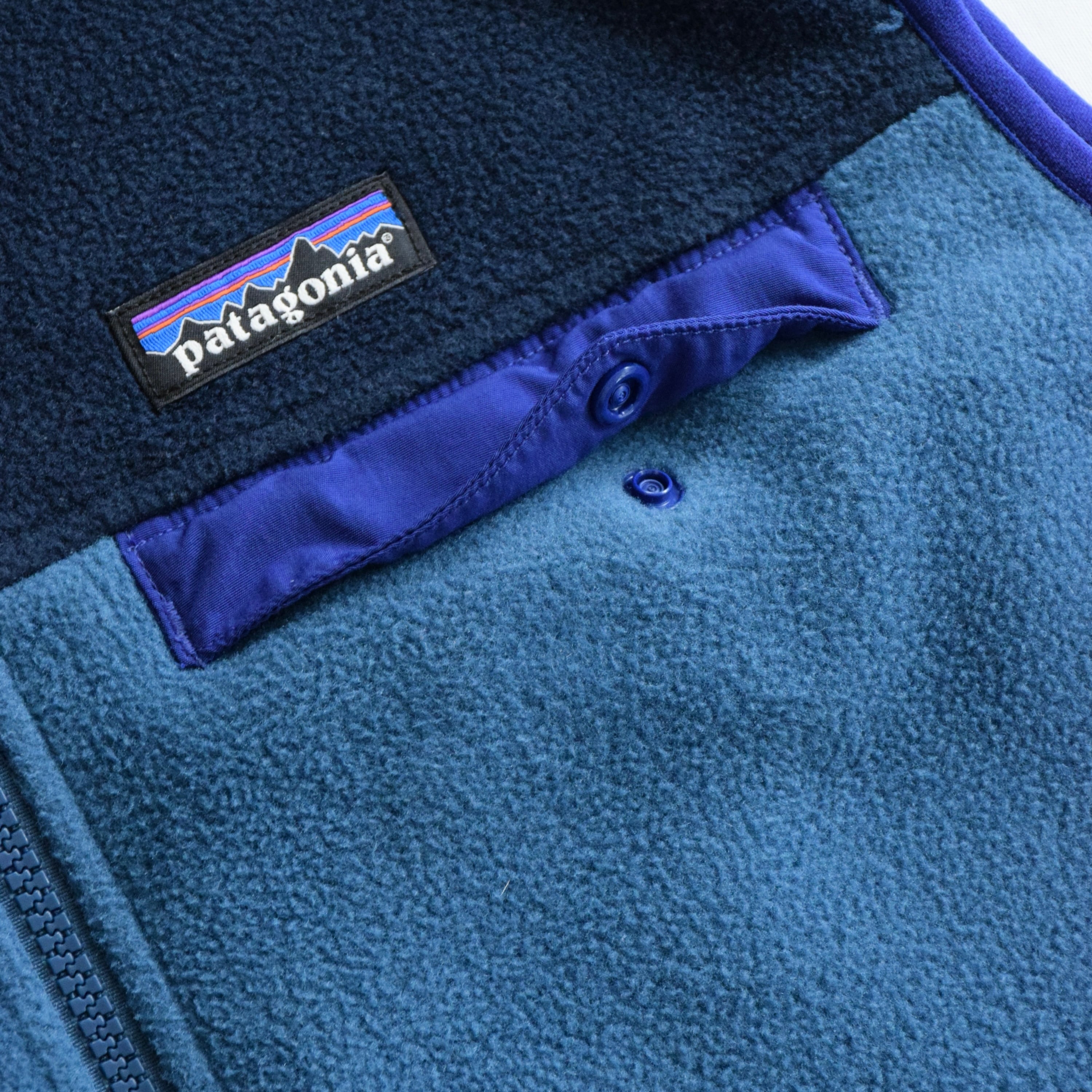 Patagonia ライトウェイトシンチラベスト メンズL ネイビー×ブルー