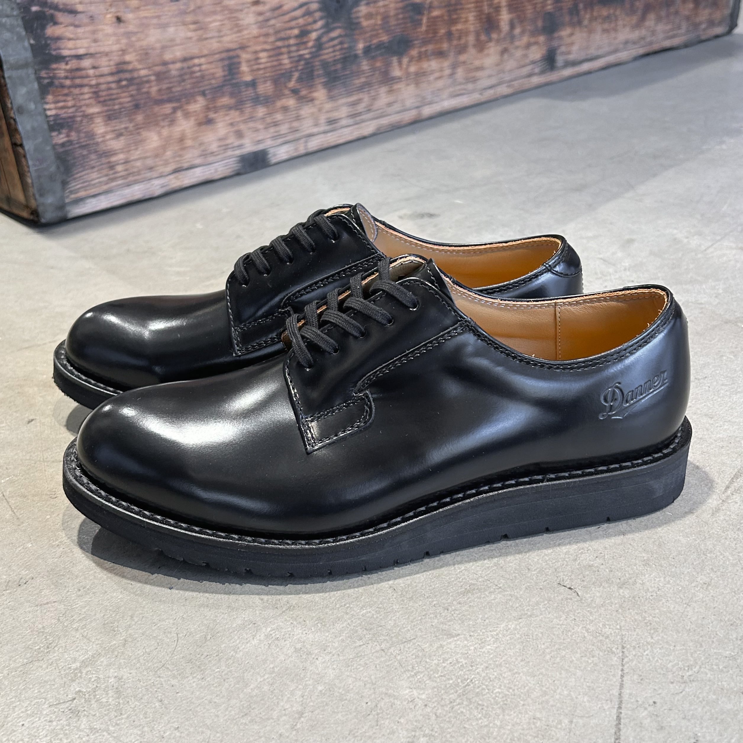 DANNER POSTMAN SHOES BLACK / ダナー ポストマンシューズ ローカット