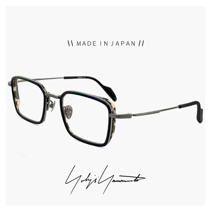 メンズ ヨウジ ヤマモト メガネ 日本製 19-0087 1 c01 51mm Yohji
